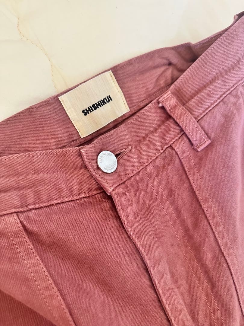 THE SHISHIKUI ペインターパンツ　ダークピンク　36 裾上げ済み