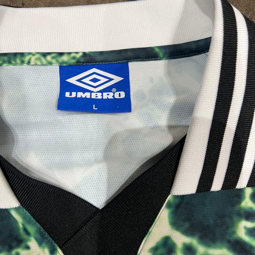 UMBRO BAL LS SOCCER JERSEY GREEN ゲームシャツ