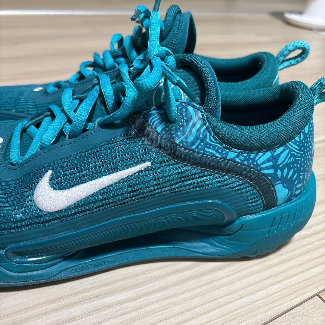 ナイキコート　エアズームNXT 28センチ　Nike テニスシューズ ターコイズ