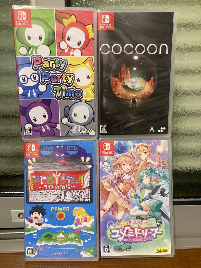 Nintendo Switch ソフト 4本セット 新品未開封品