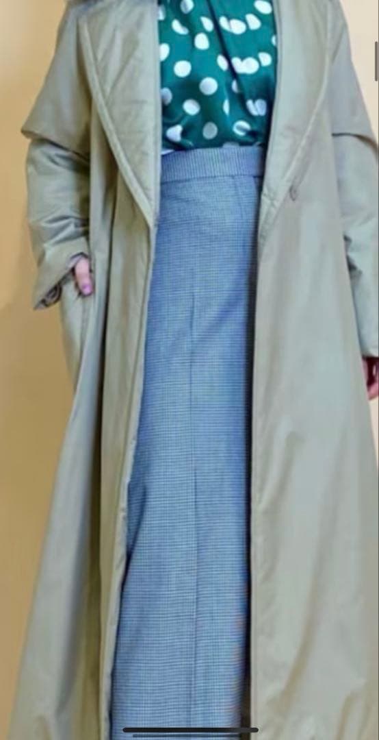 BALLSEY パデットタフタ ベルテッドコート36