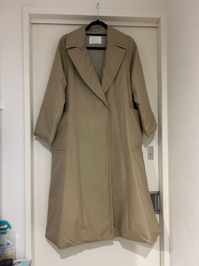 BALLSEY パデットタフタ ベルテッドコート36