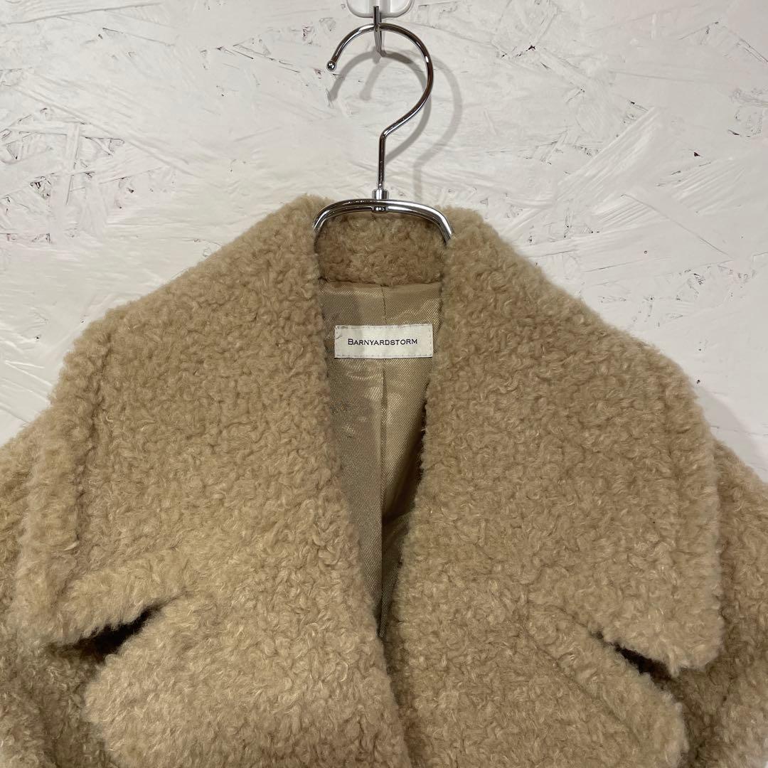 【BARNYARDSTORM】ボアロングベスト　プードルファー　1