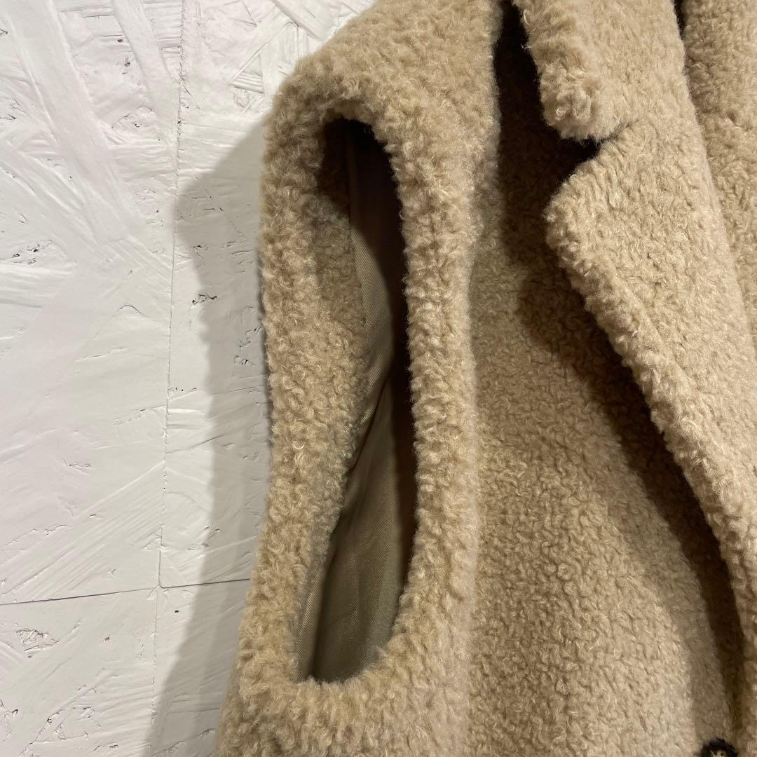 【BARNYARDSTORM】ボアロングベスト　プードルファー　1