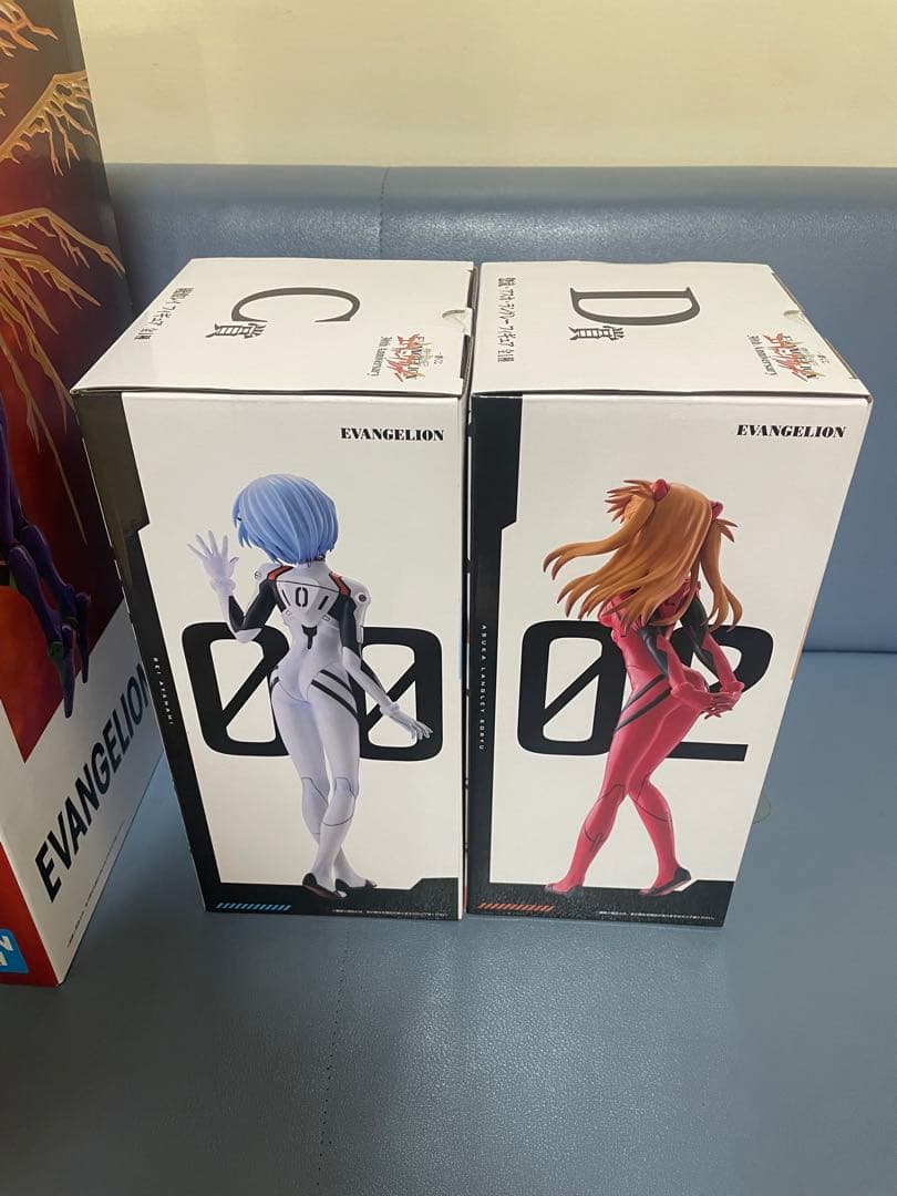一番くじ 新世紀エヴァンゲリオン　A賞C賞D賞フィギュア3点SET