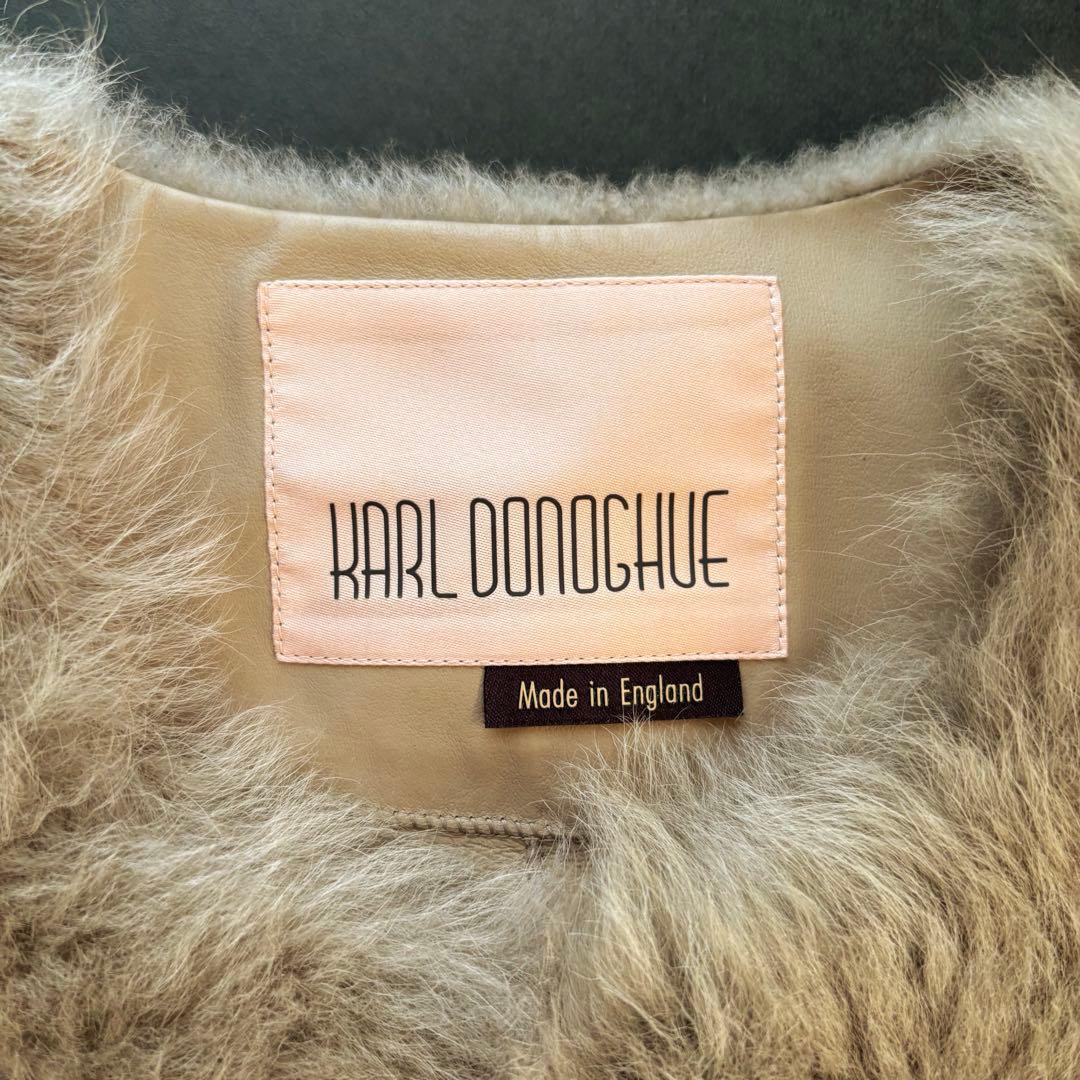 KARL DONOGHUE カールドノヒュー　ムートン（ヒツジ）ベスト　ジレ