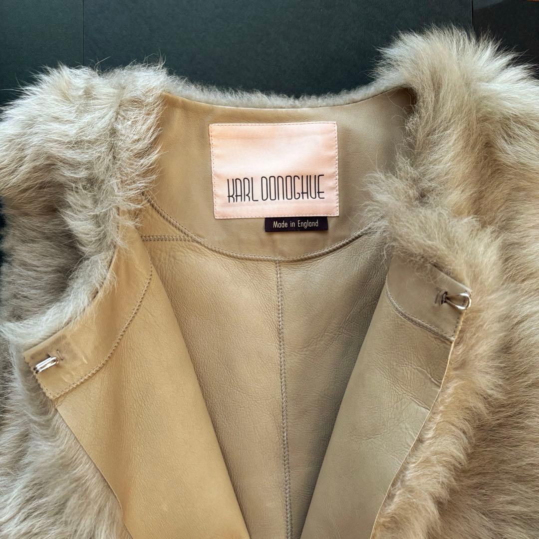 KARL DONOGHUE カールドノヒュー　ムートン（ヒツジ）ベスト　ジレ