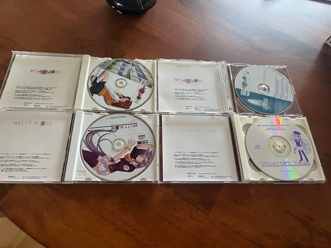 TYPE-MOON 同人ゲームソフト MELTY BLOOD 4点セット