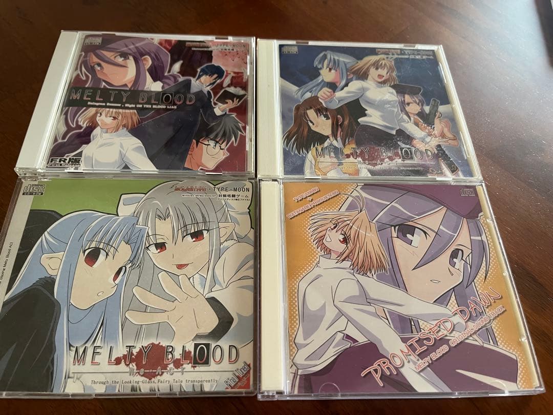 TYPE-MOON 同人ゲームソフト MELTY BLOOD 4点セット