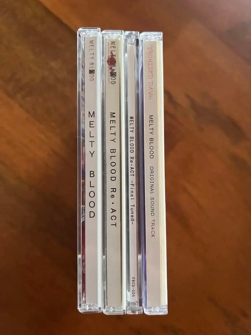 TYPE-MOON 同人ゲームソフト MELTY BLOOD 4点セット