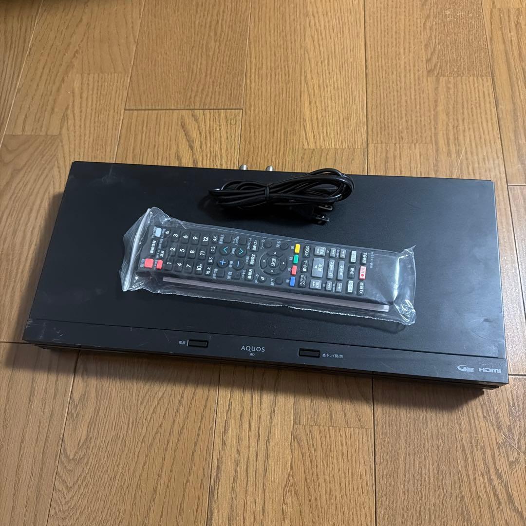 動作品　2B-C10BT1 シャープ　BDレコーダー