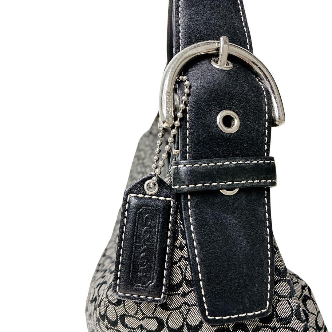 専用❣️COACH 6385 Signature Hobo ワンショルダー 黒