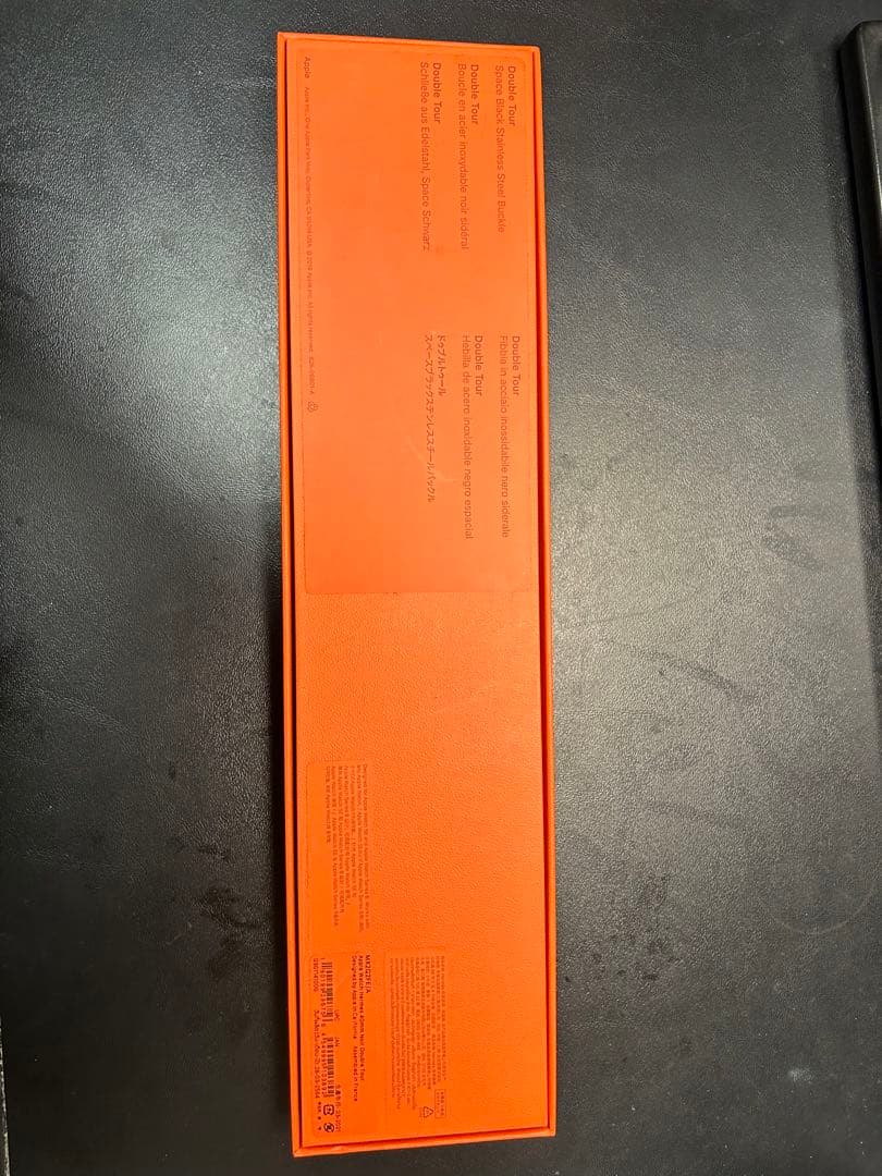 アップルウォッチ　エルメス　お値下げ！　バンド　レザー　ドゥブル　ブラック