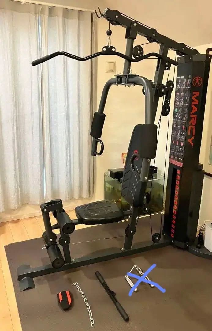 MAREY 多機能トレーニングマシン　 ウェイト68kg おまけ付き❗️