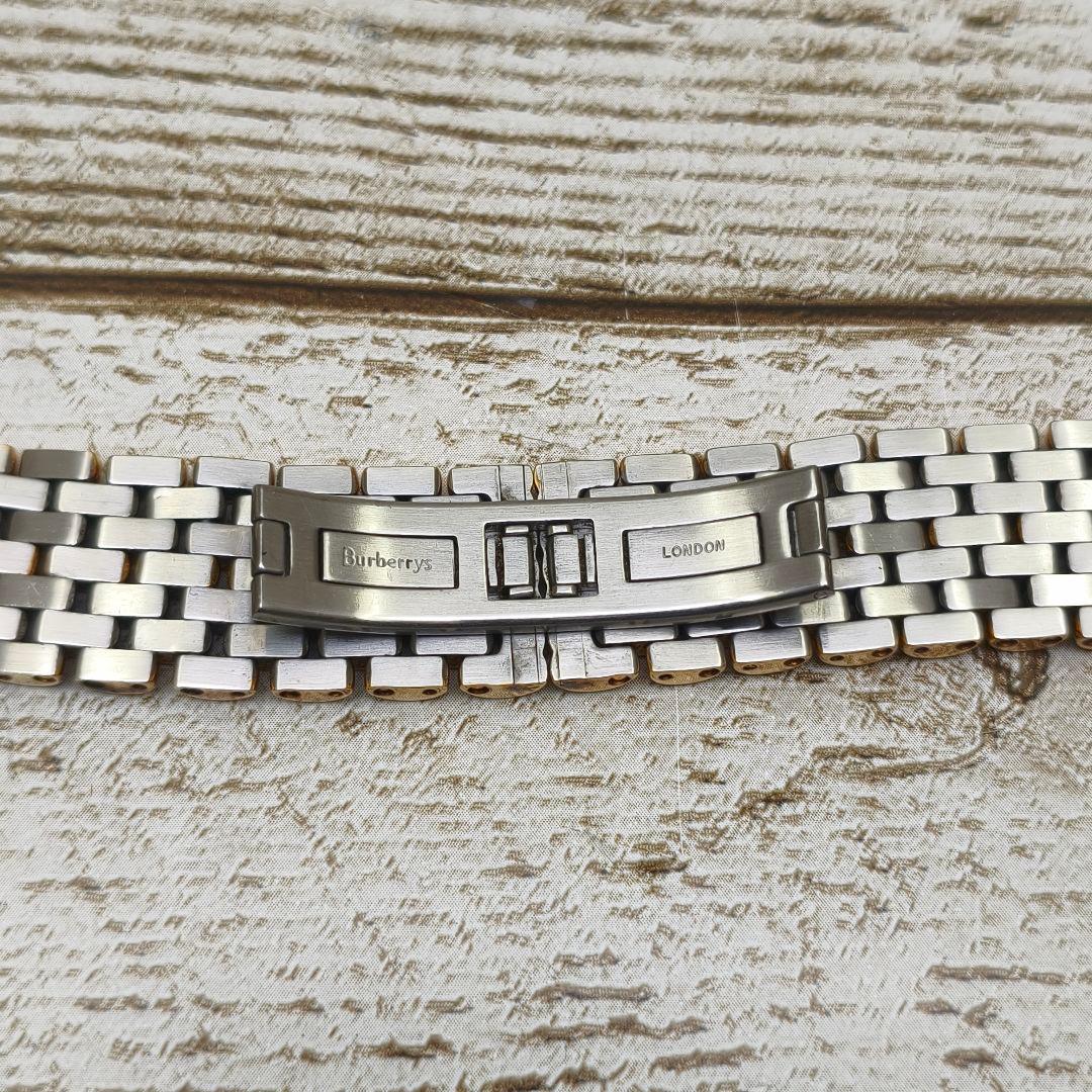 腕時計のバンド 　バーバリー LONDON　ステンレス　金銀コンビ　17.5MM