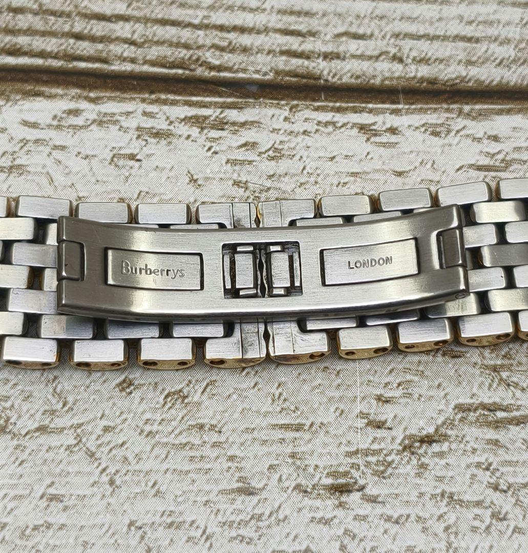 腕時計のバンド 　バーバリー LONDON　ステンレス　金銀コンビ　17.5MM