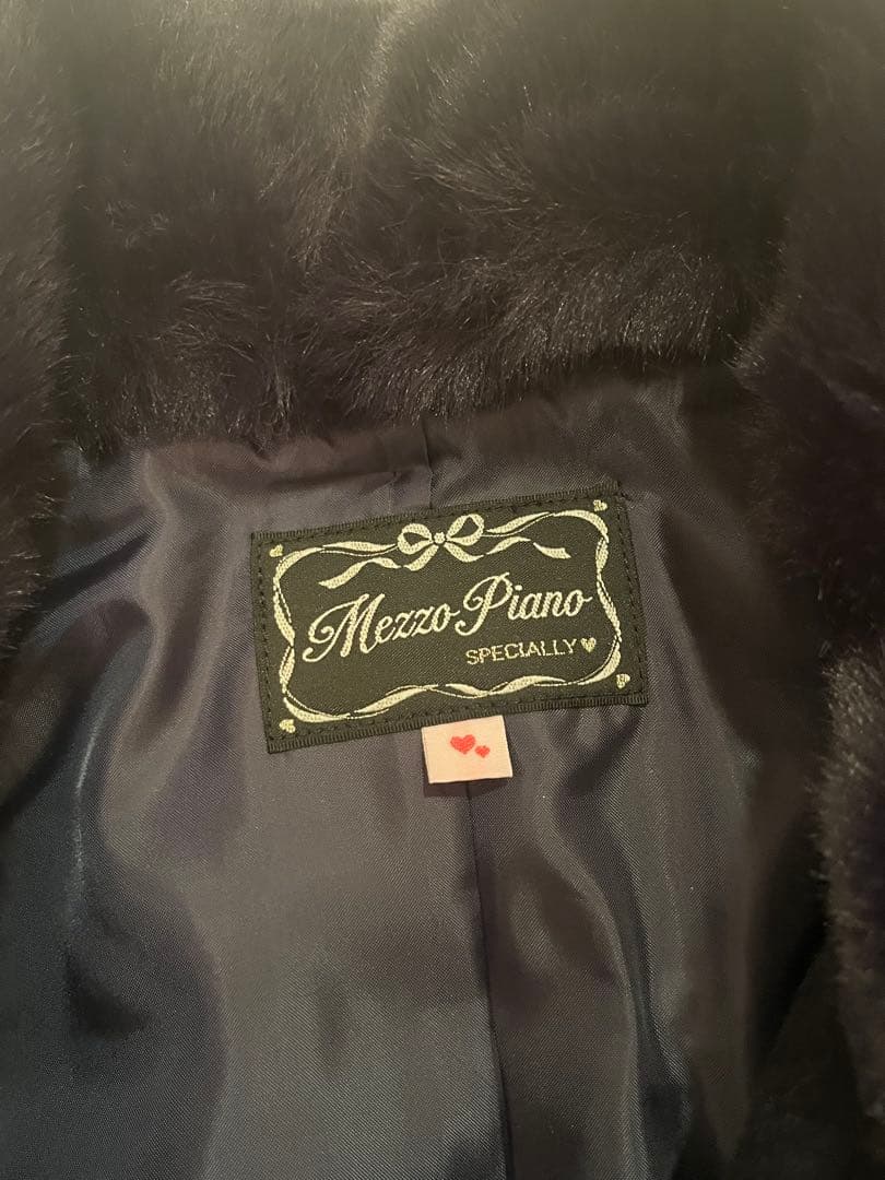 ✴︎美品✴︎メゾピアノJr. ケープつきマルチWAYコート ネイビー