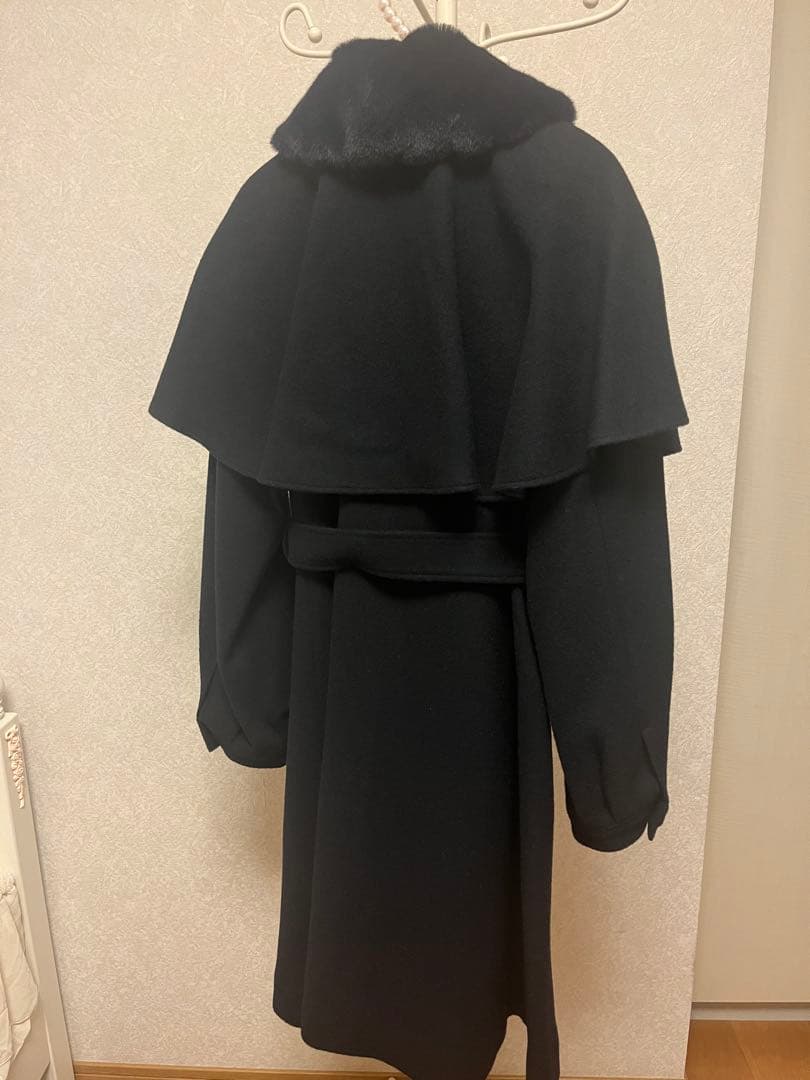 ✴︎美品✴︎メゾピアノJr. ケープつきマルチWAYコート ネイビー