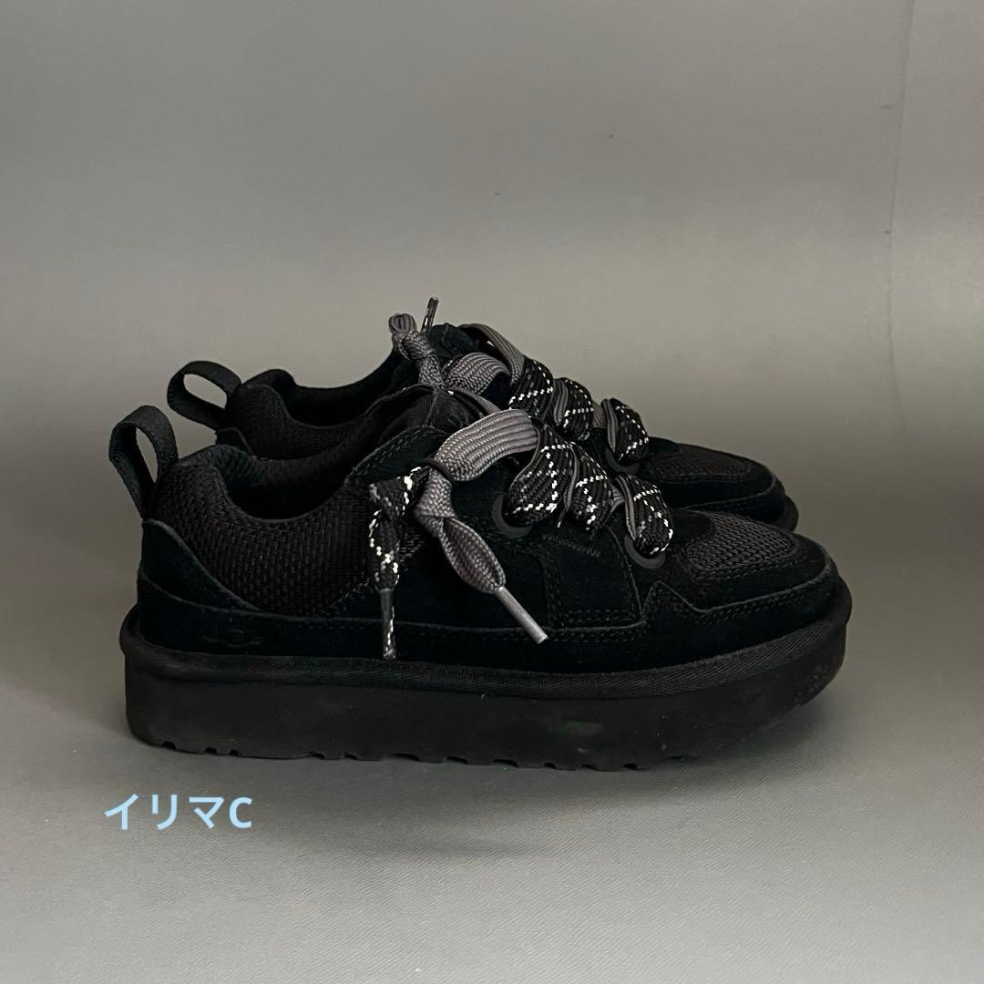 UGG 22cm ロー ローメル 黒　Lo Lowmel 箱付き　訳あり