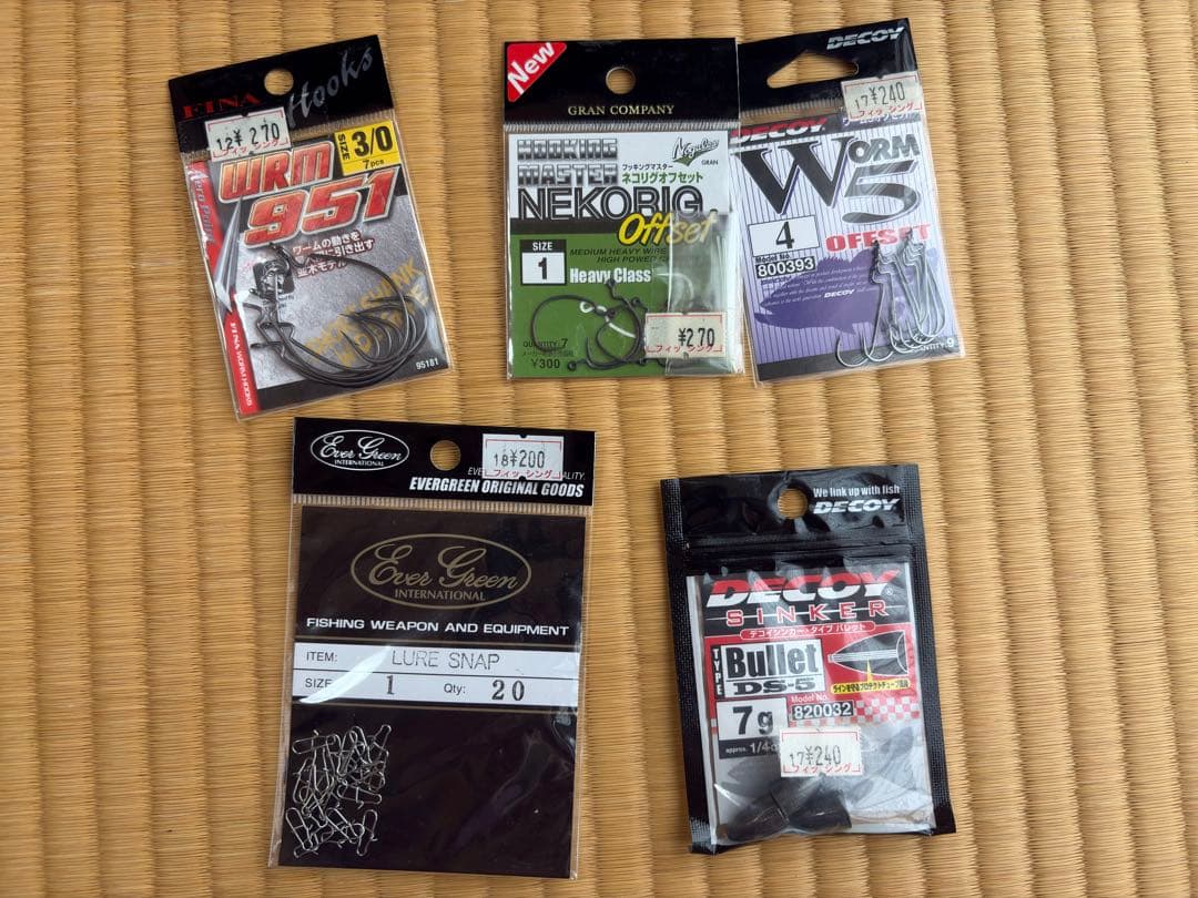 バス釣り　レベルクランク・スピナーベイトなど