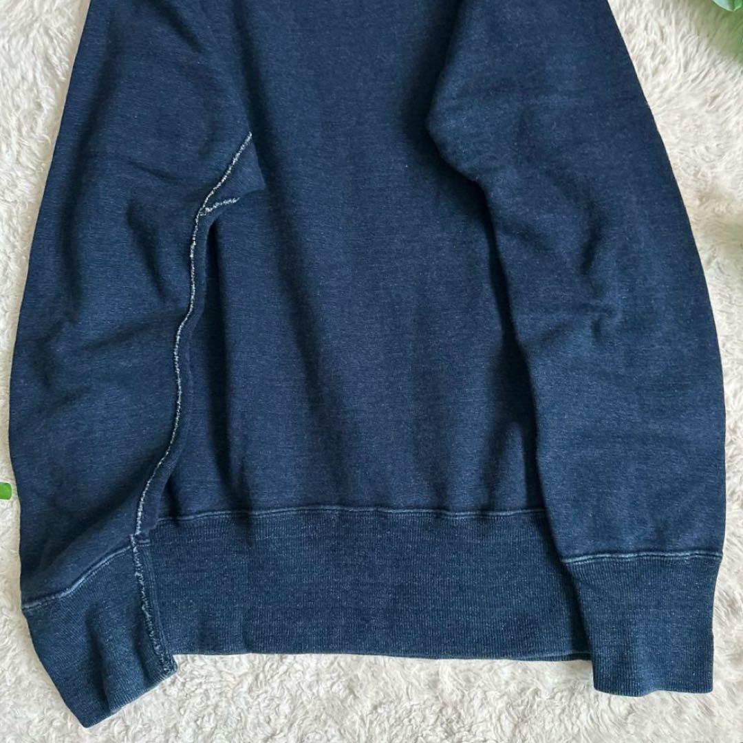 極美品☆45R 45rpm Indigo L/S スウェット R刺繍 2