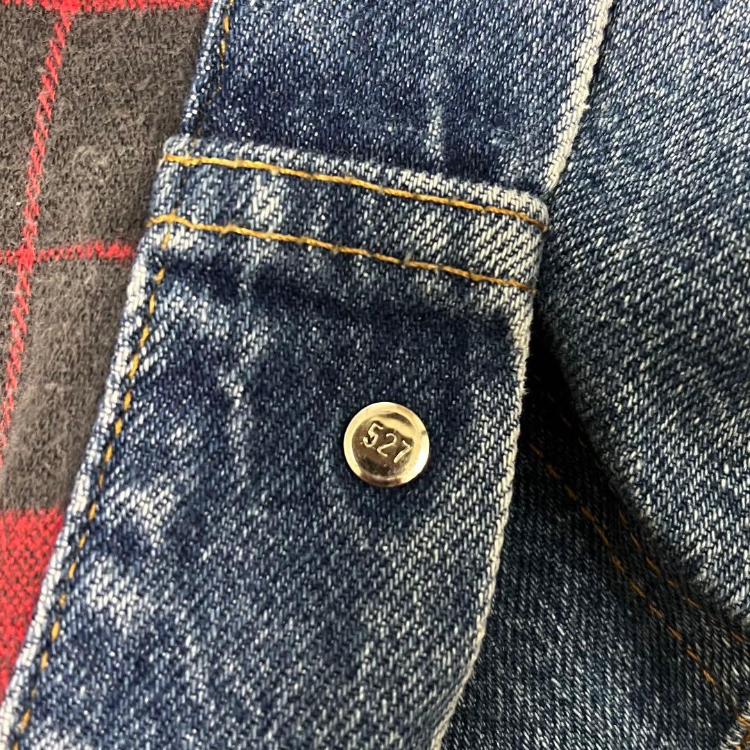 トムヤムクン。様 【Levi’s】80s 裏地チェックネル デニムジャケット