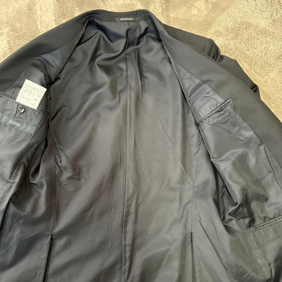 GUCCI ブラックスーツ サイズ46