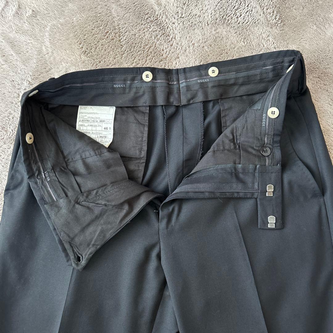 GUCCI ブラックスーツ サイズ46