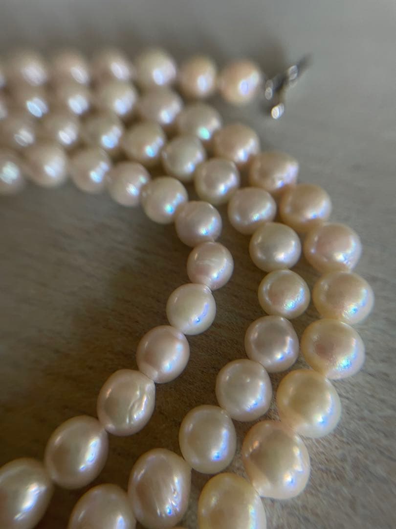 アコヤ真珠(ラウンド)ロングネックレス(110cm) シルバークラスプ