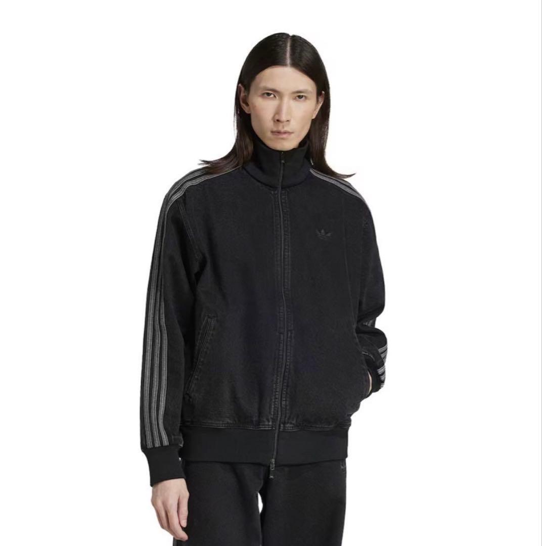 アディダス　アディカラー デニム ファイヤーバード トラックトップ