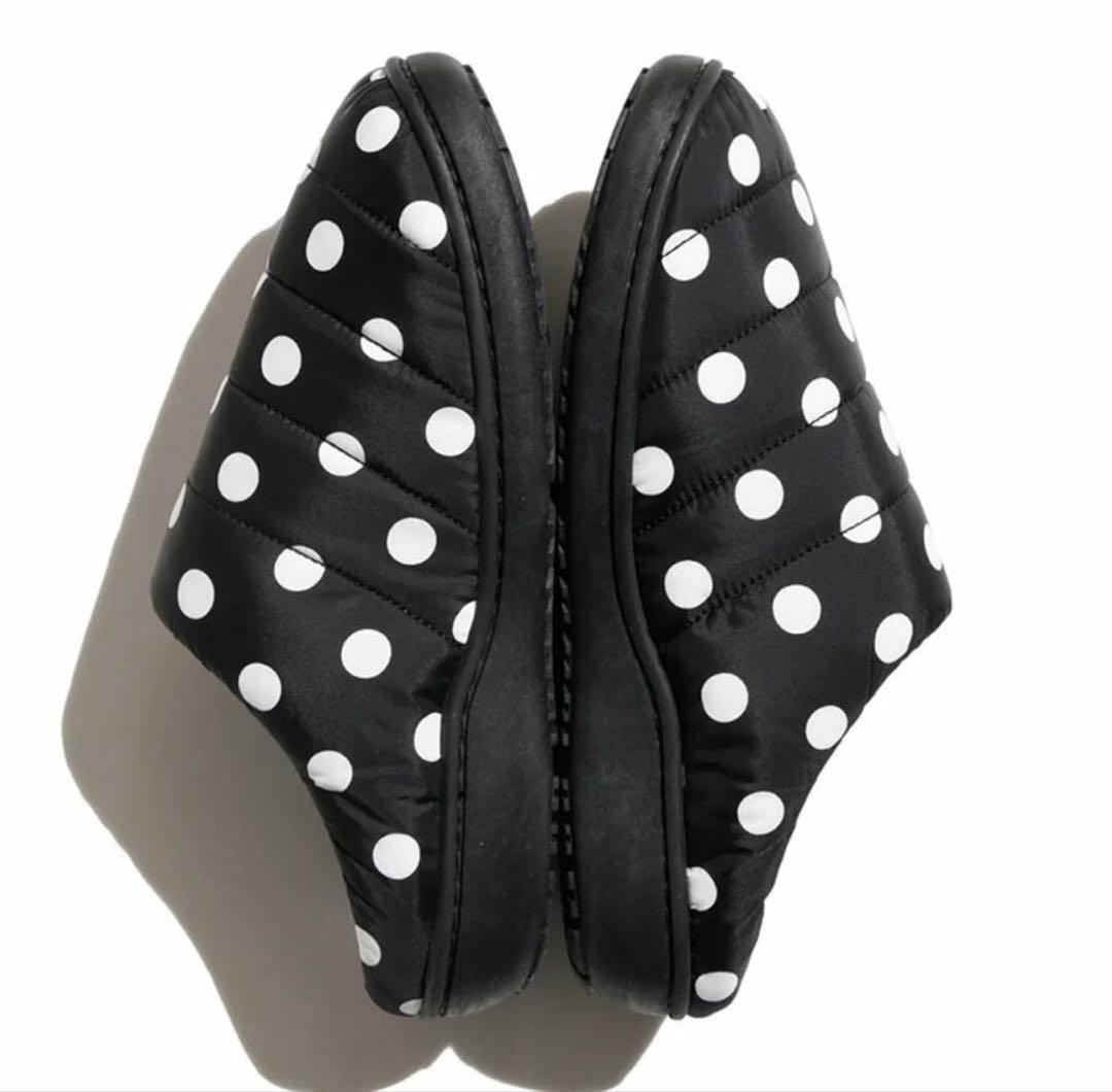 SUBU ドット柄スリッパ 26〜27.5cm