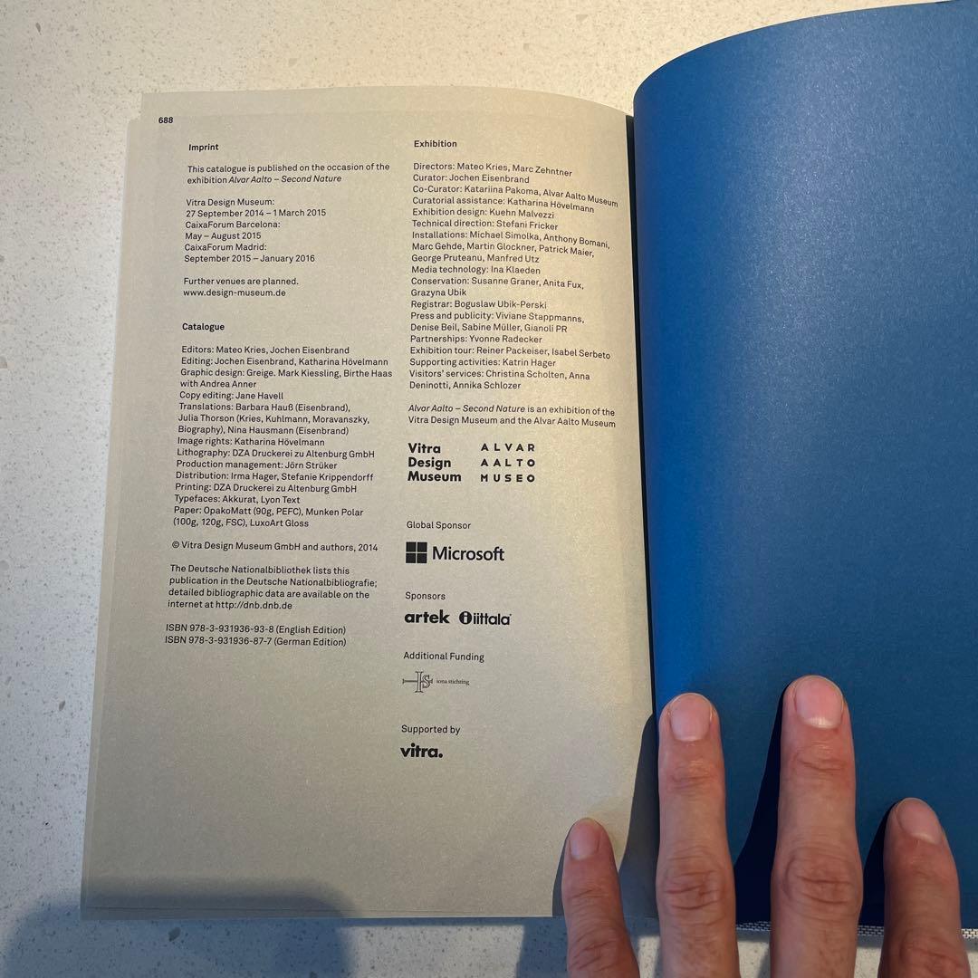 洋書 Alvar Aalto Second Nature