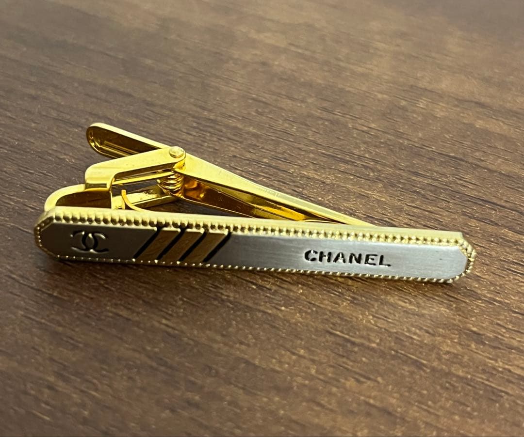 CHANEL/シャネル ネクタイピン⭐︎24KGP 純金