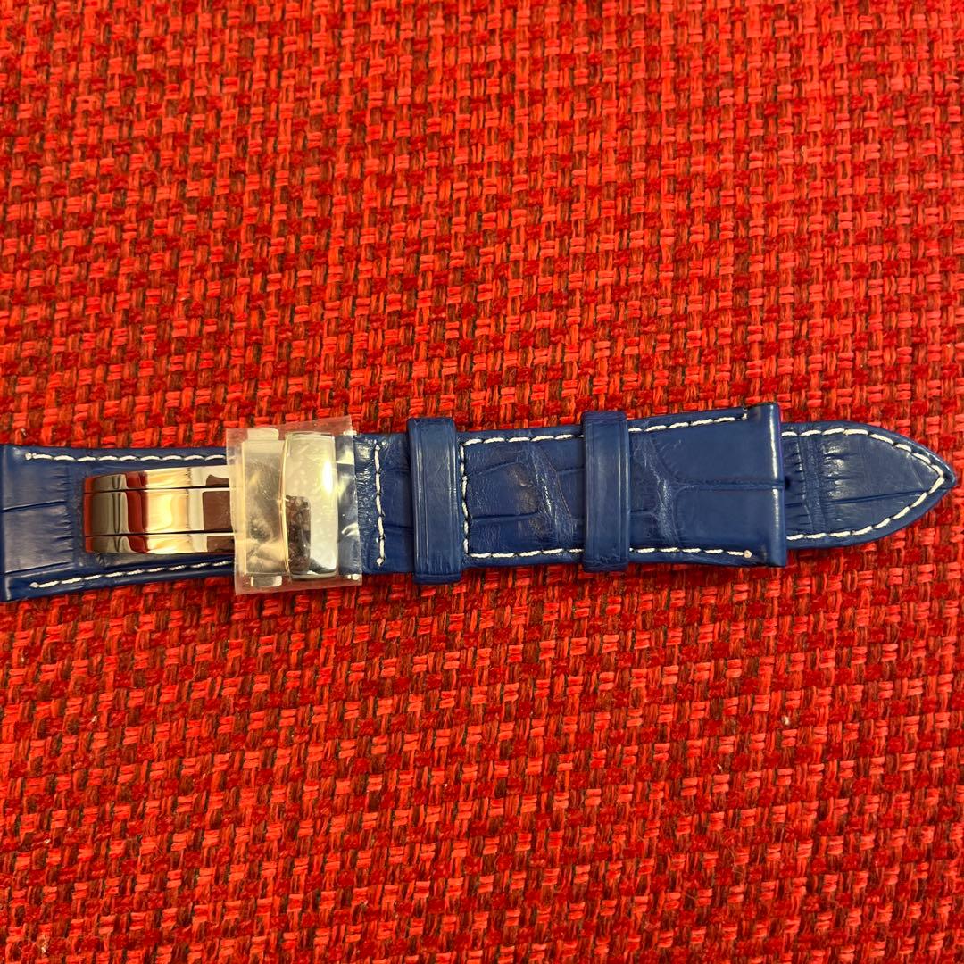 Grand Seiko レザーストラップ 青　市川海老蔵セレクト　22mm