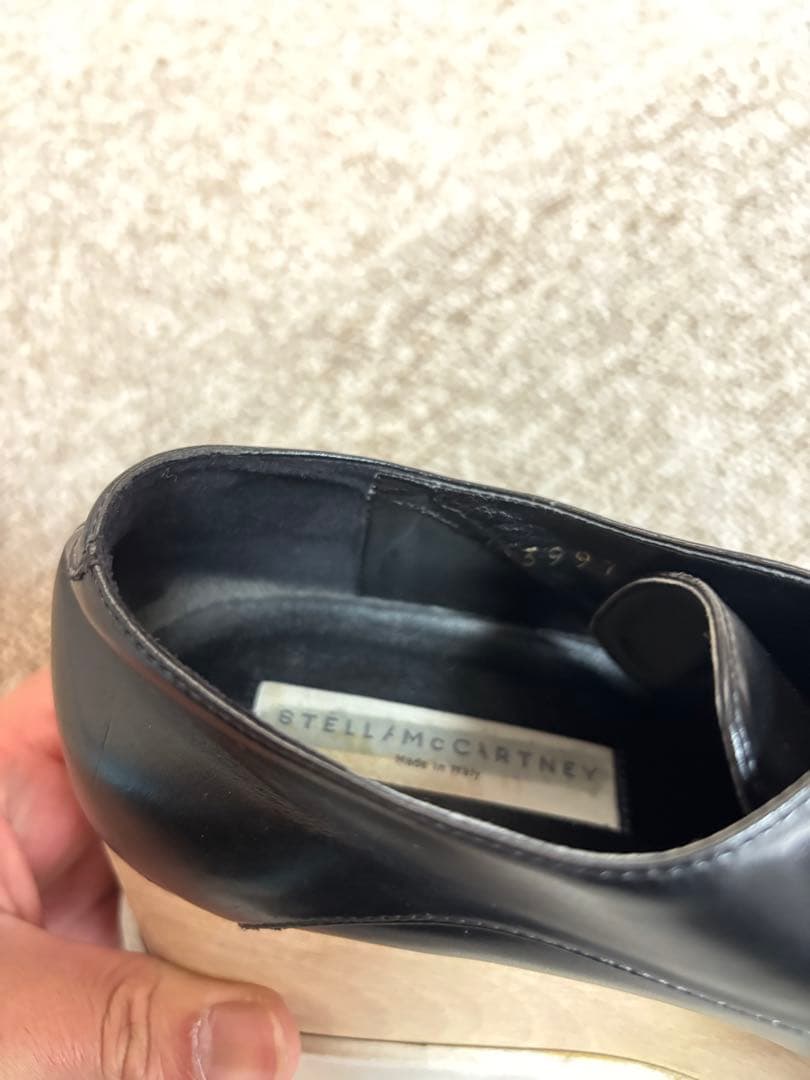 STELLA McCARTNEY 黒 厚底シューズ　38