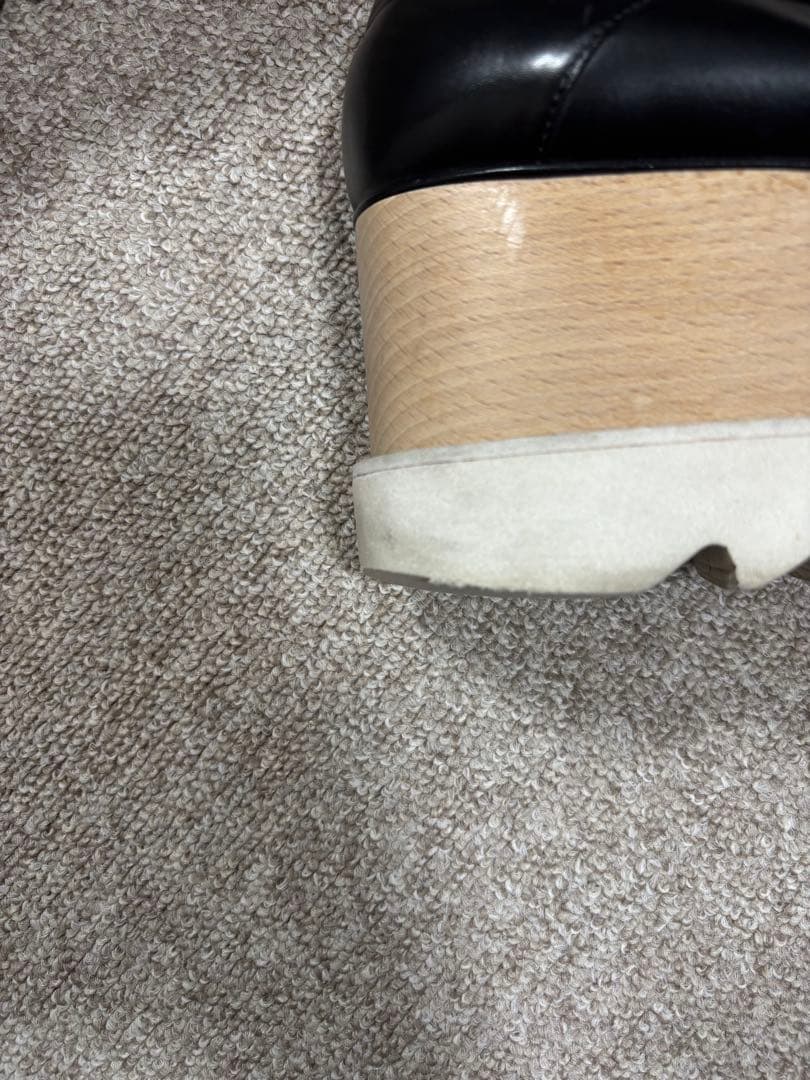 STELLA McCARTNEY 黒 厚底シューズ　38