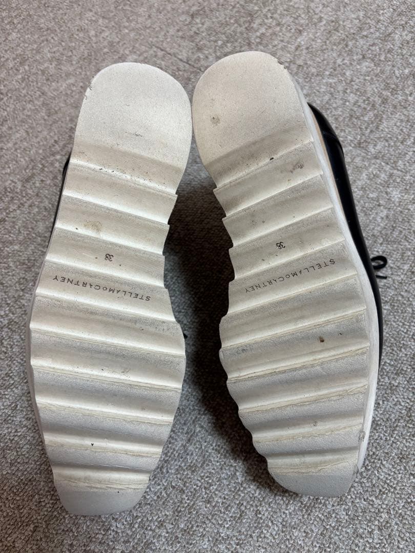 STELLA McCARTNEY 黒 厚底シューズ　38