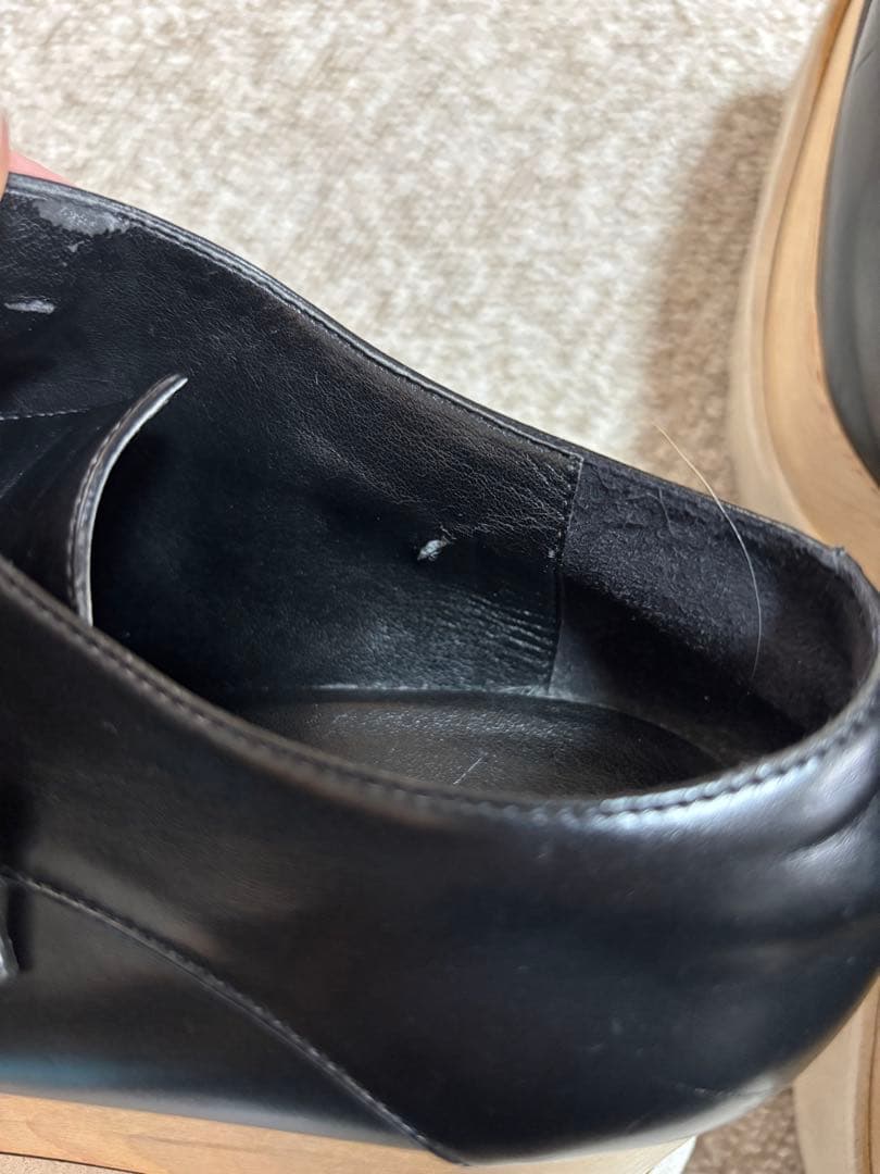 STELLA McCARTNEY 黒 厚底シューズ　38