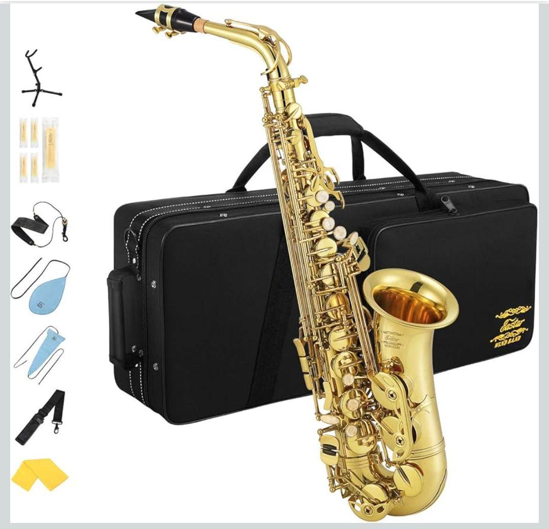 Easter アルトサックス ケース·お手入れ用品·スタンド付きセット