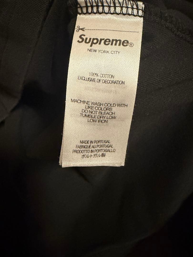 トップス Supreme Small Box L/S Tee BLACK