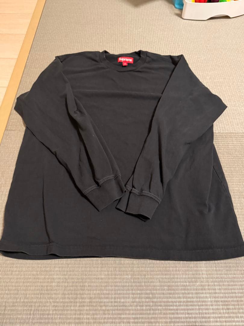 トップス Supreme Small Box L/S Tee BLACK