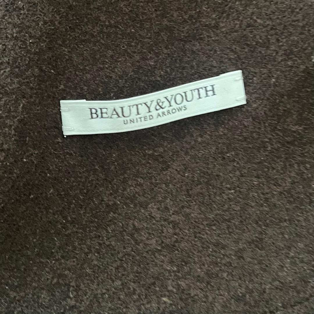 22aw Beauty & Youth リバー ポンチョ コート ブラウン S