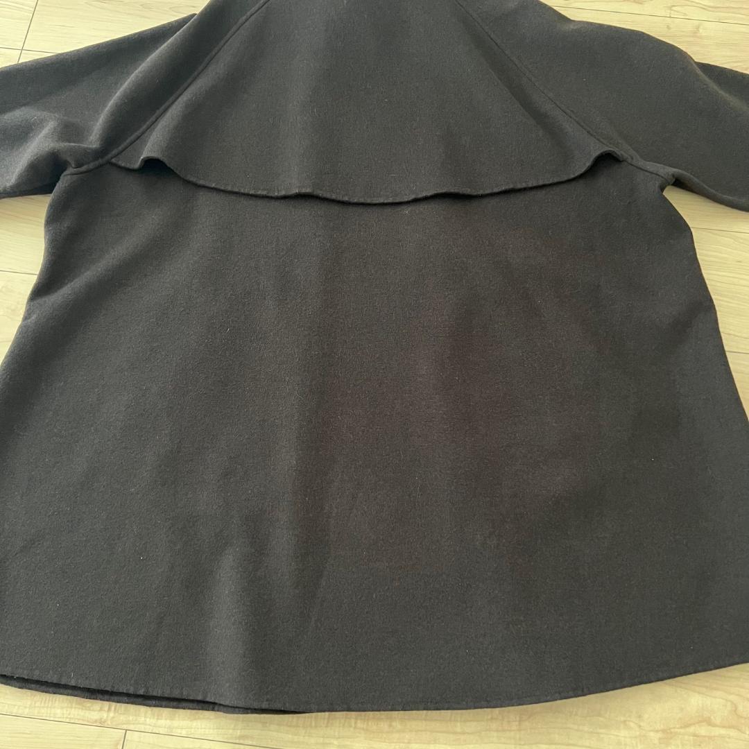 22aw Beauty & Youth リバー ポンチョ コート ブラウン S