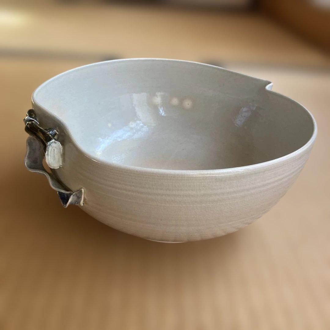 清水山麓　二代目　澤村陶哉　鉢　蕪　桜