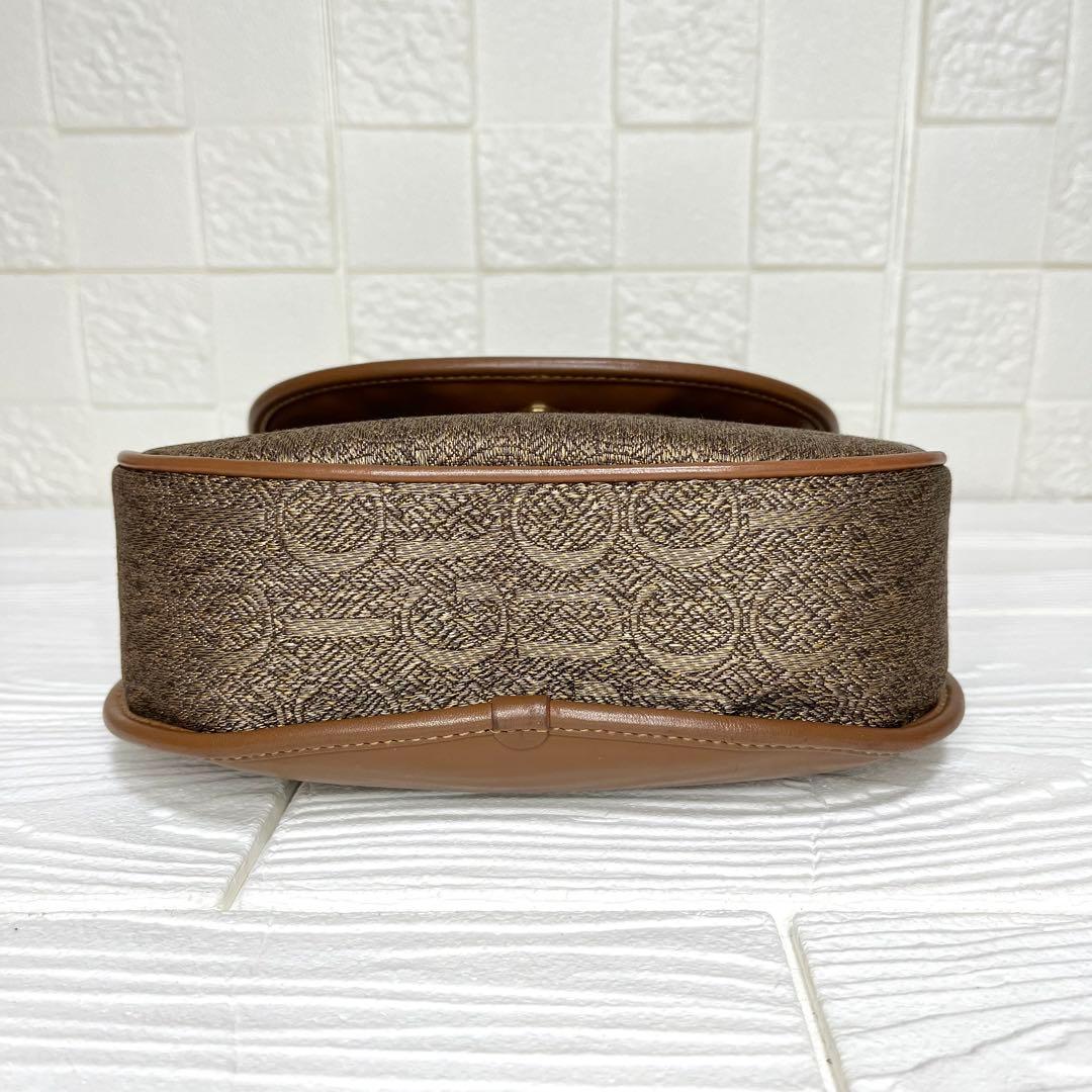 【希少性】✨極美品✨☘️GUCCI☘️✨ショルダーバッグ✨キャンバスレザー✨