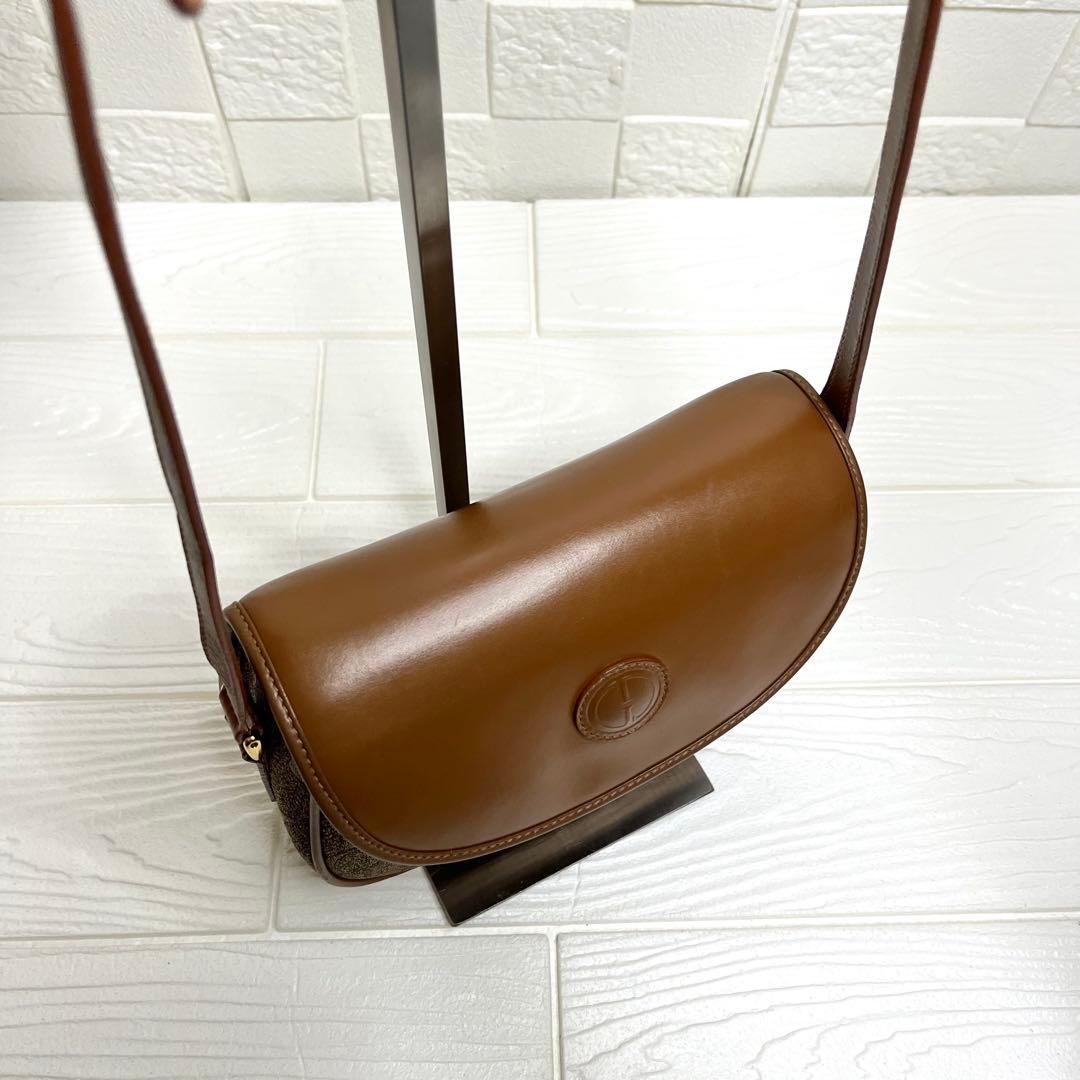 【希少性】✨極美品✨☘️GUCCI☘️✨ショルダーバッグ✨キャンバスレザー✨