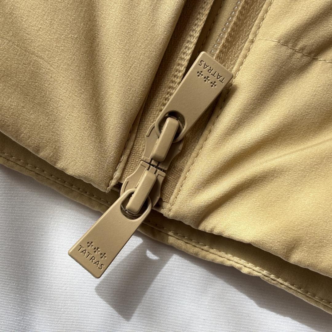 超美品 タトラス ピシアナ ダウン ロングベスト ベージュ 上品コーデ サイズ4