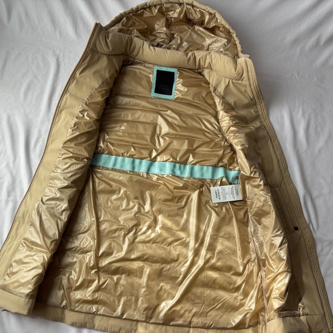 超美品 タトラス ピシアナ ダウン ロングベスト ベージュ 上品コーデ サイズ4