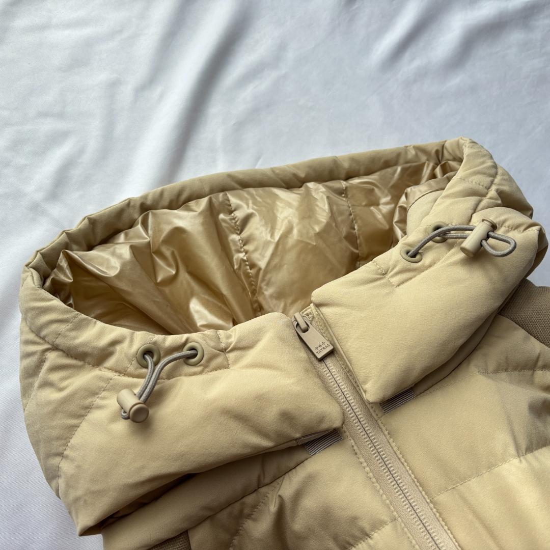 超美品 タトラス ピシアナ ダウン ロングベスト ベージュ 上品コーデ サイズ4