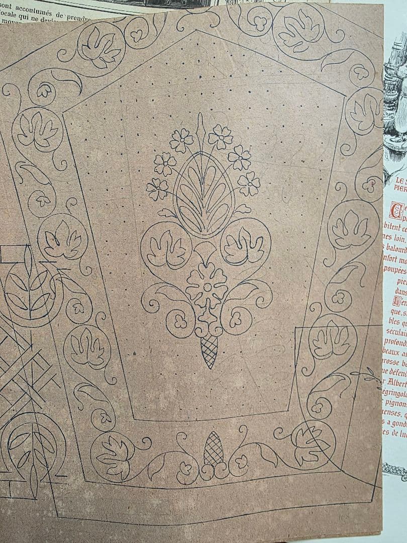 アンティーク雑誌　Journal des Ouvrages de Dames